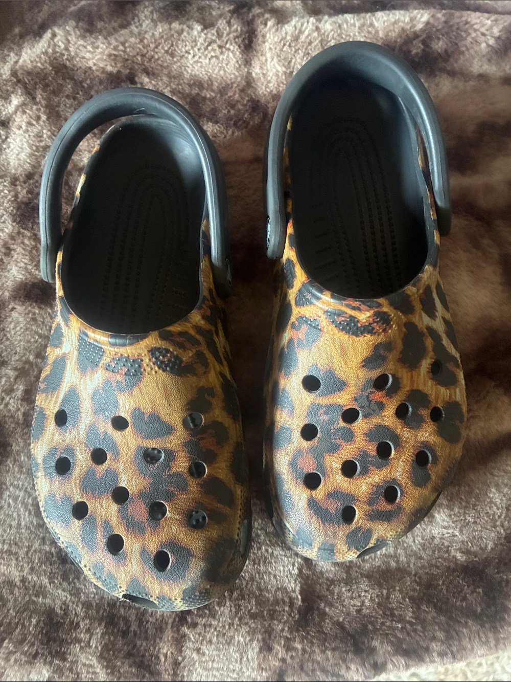 Kids Leopard print Crocs